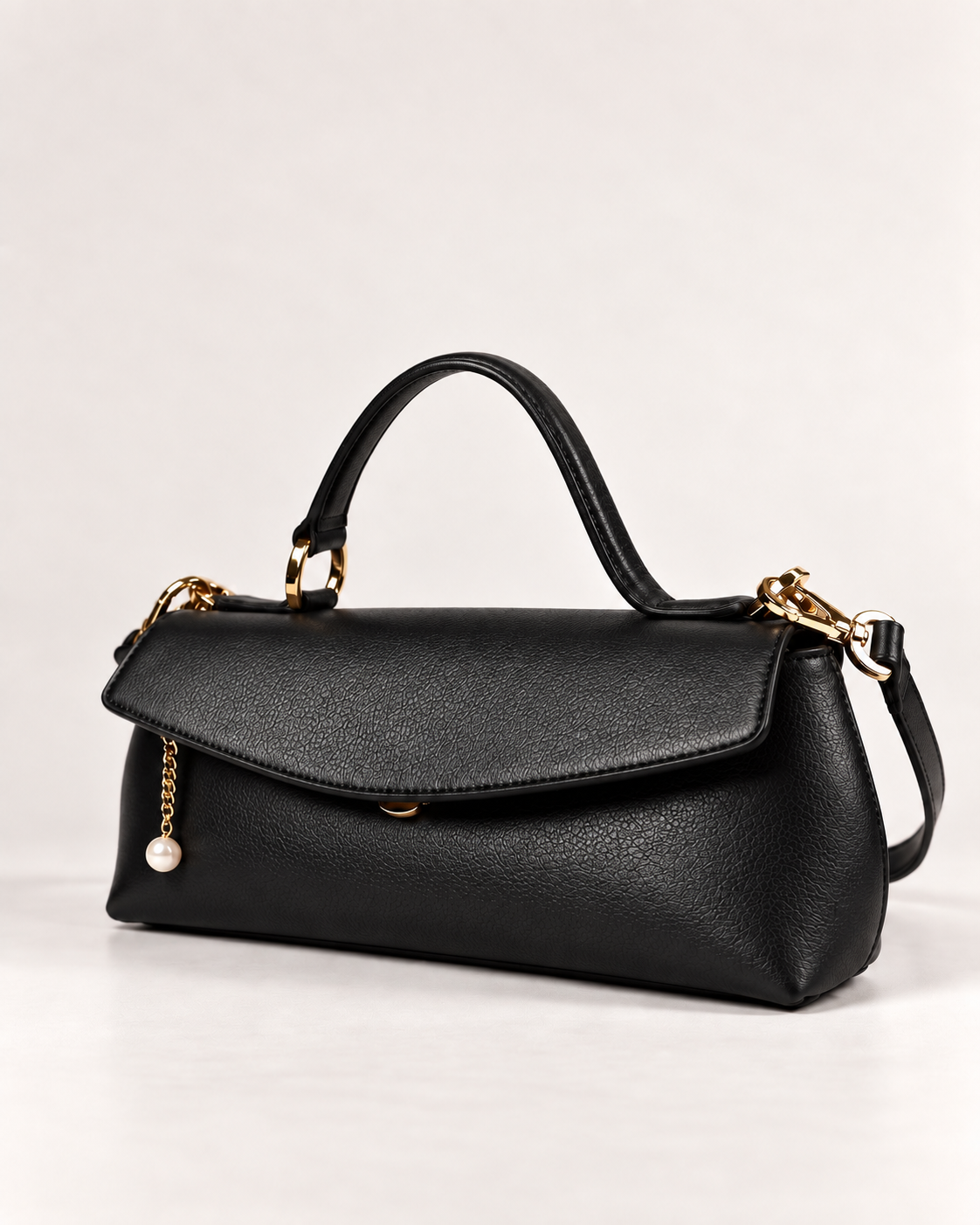 PERLA N°3 East-West — Vitello Granato — Black — 01