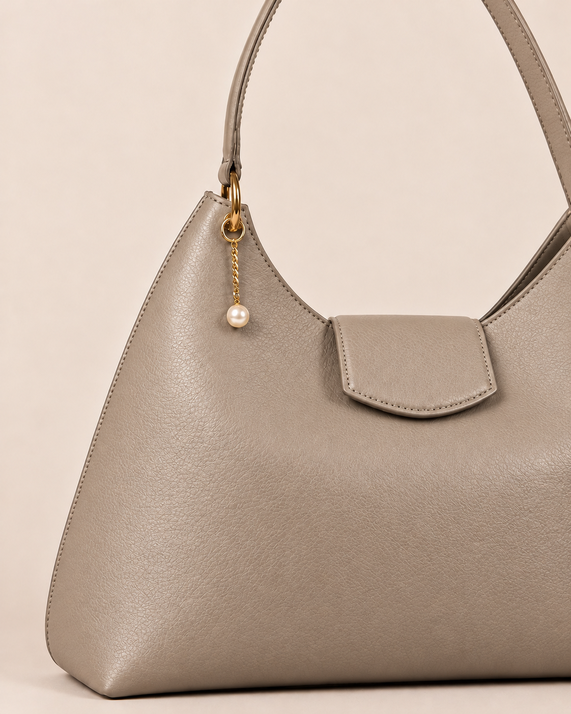 PERLA N°1 Hobo — Vitello Granato — Taupe — 04