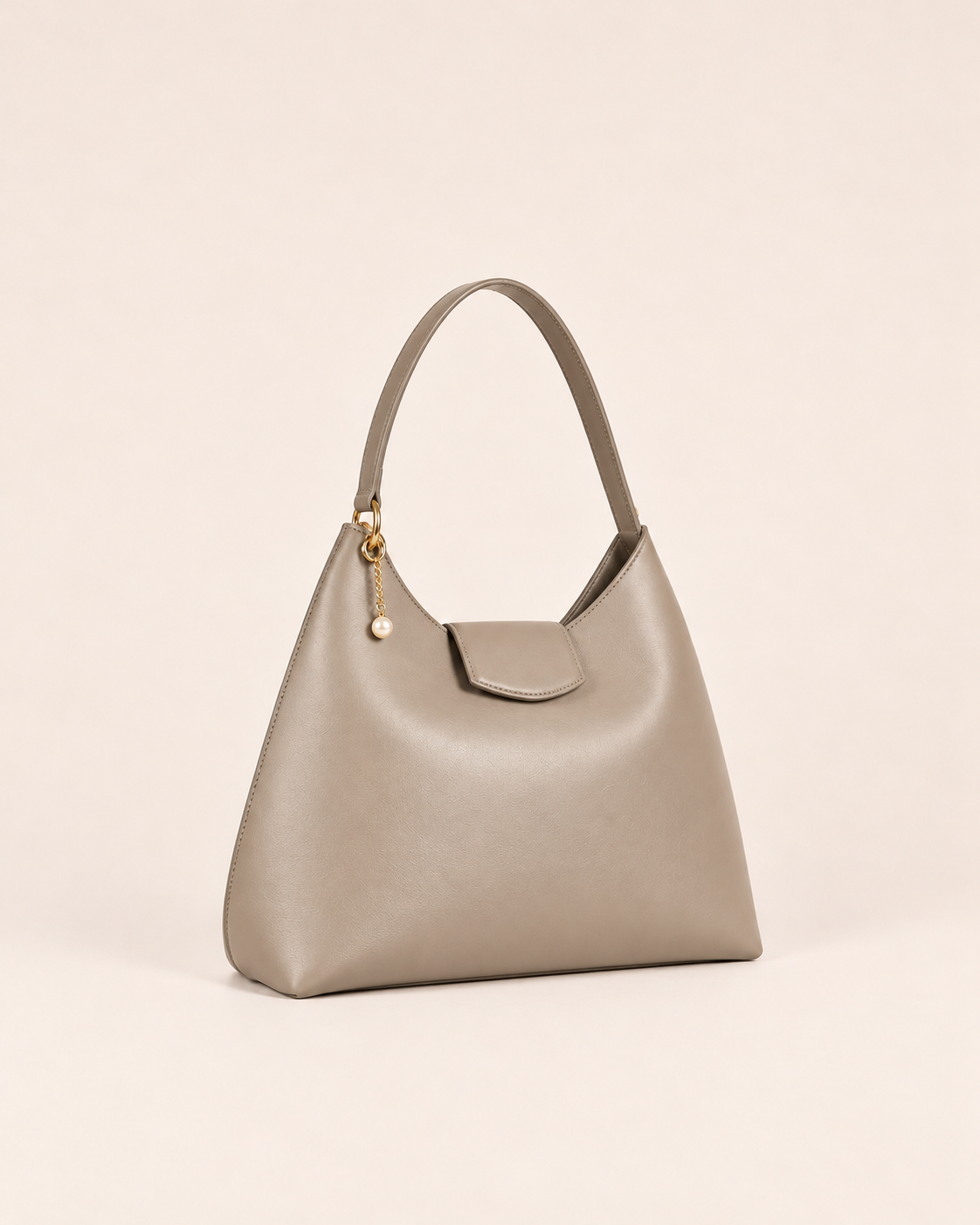 PERLA N°1 Hobo — Vitello Natural — Taupe — 02