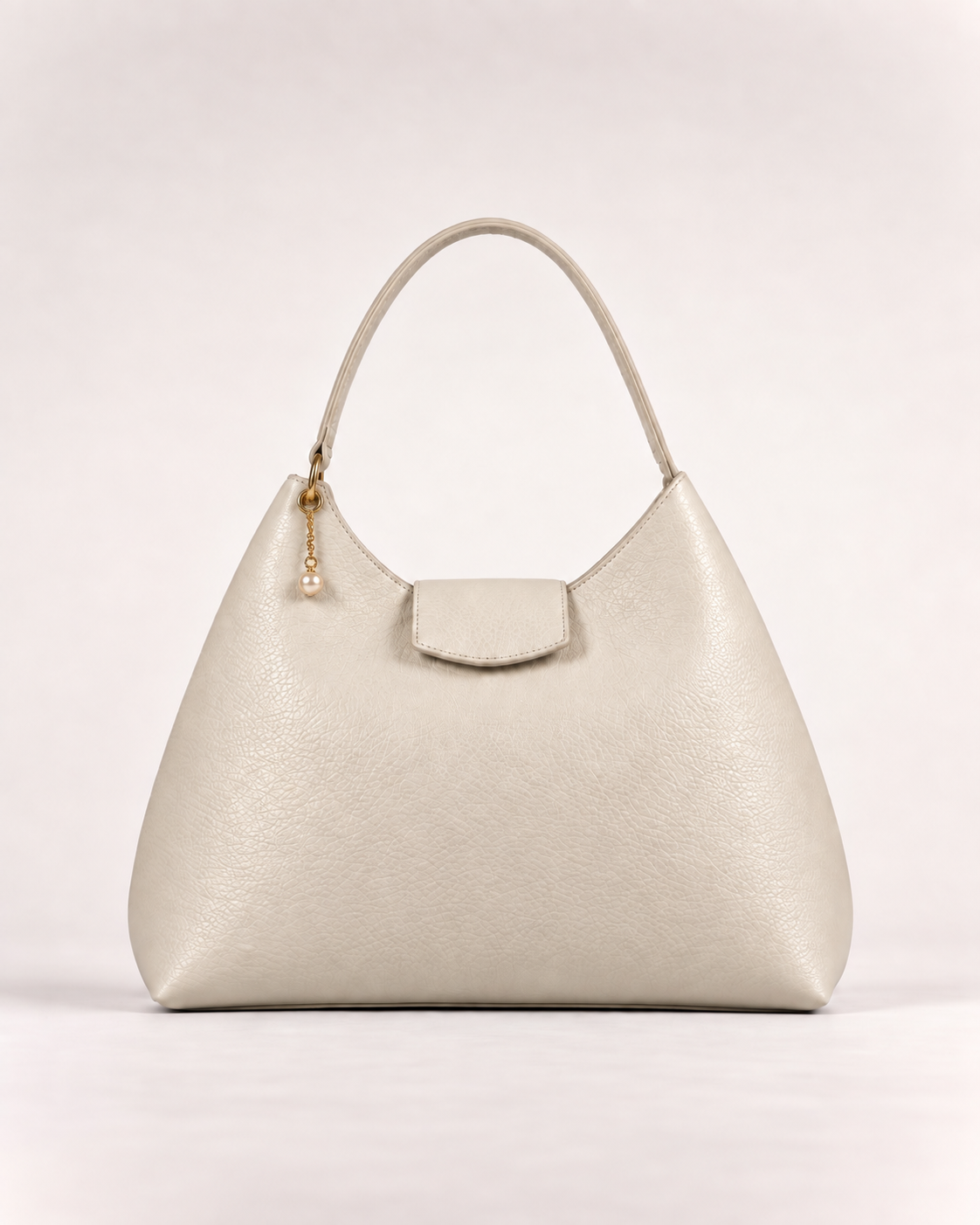 PERLA N°1 Hobo — Vitello Granato — Pearl White — 01