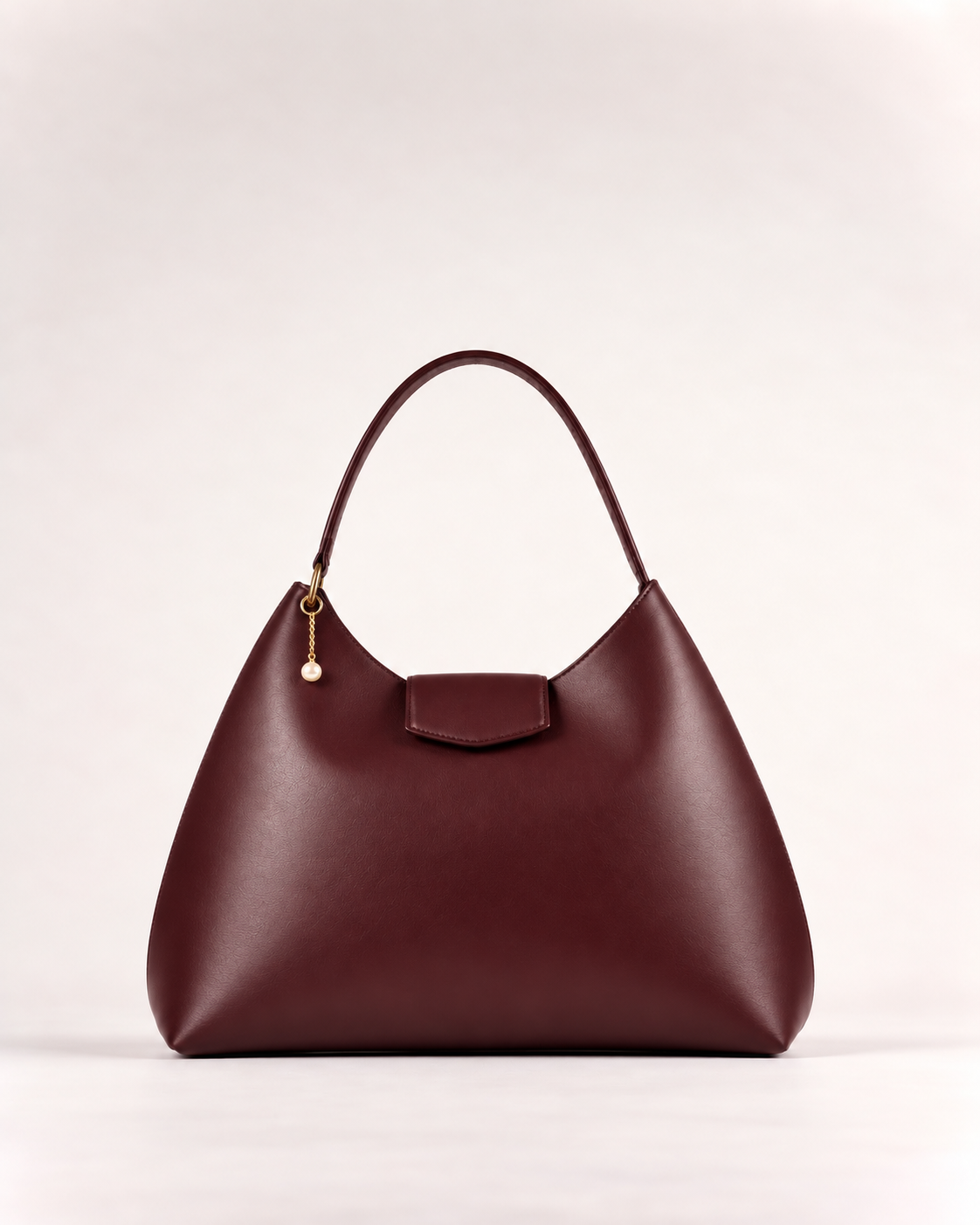PERLA N°1 Hobo — Vitello Natural — Bordeaux — 02