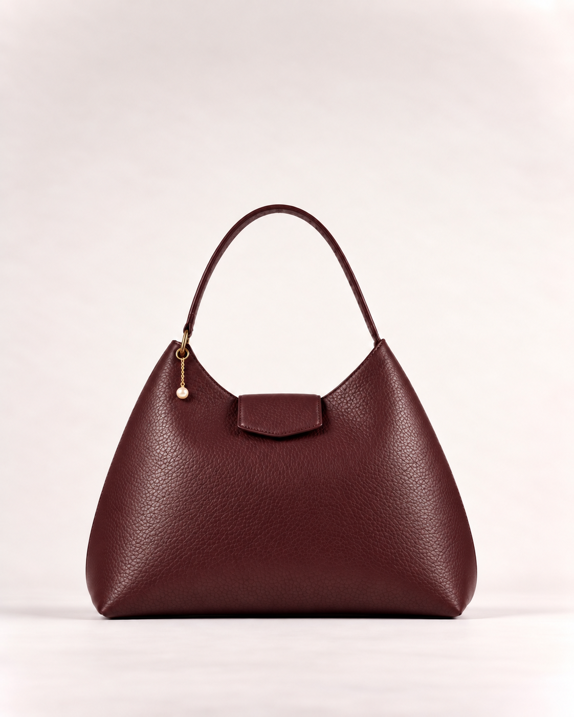 PERLA N°1 Hobo — Vitello Granato — Bordeaux — 03